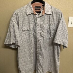 Panhandle Slim White Short-Sleeve Button-Down Shirt